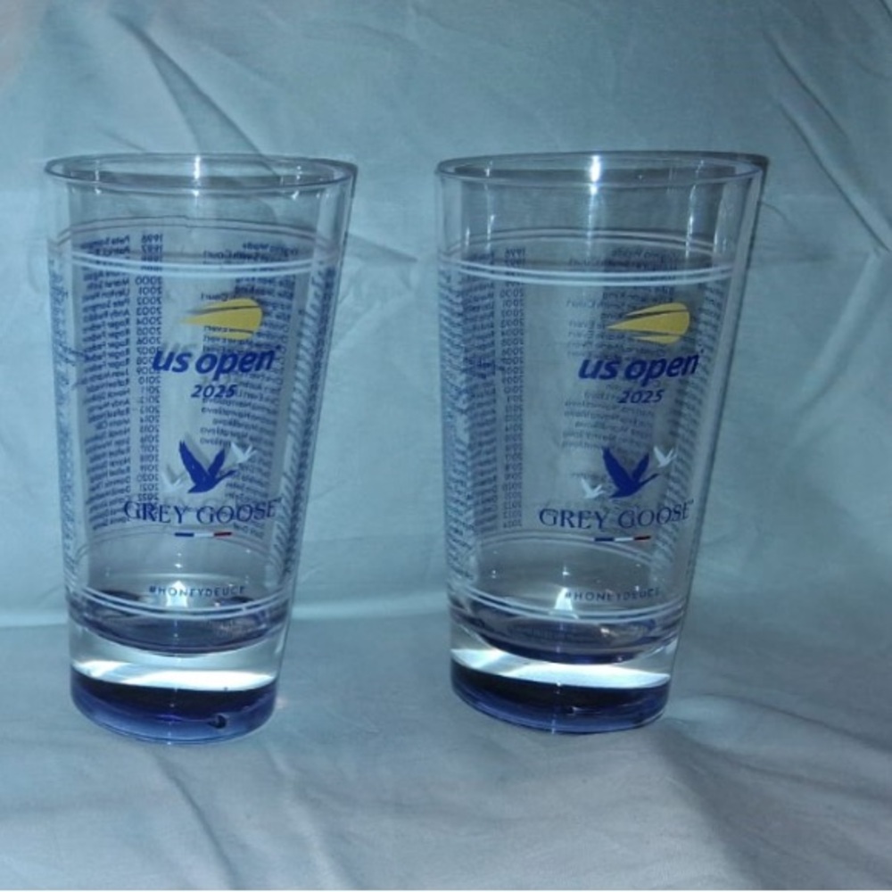 US Open 2025 Party Glasses - Clear